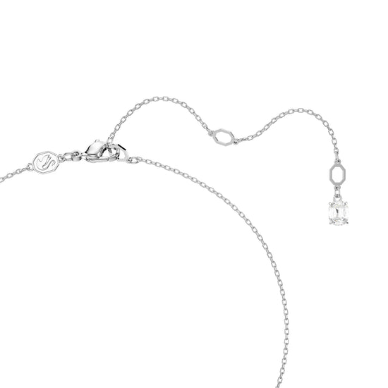 COLLANA CON PENDENTE SWAROVSKI PLACCATA IN RODIO E ZIRCONE S.5693405