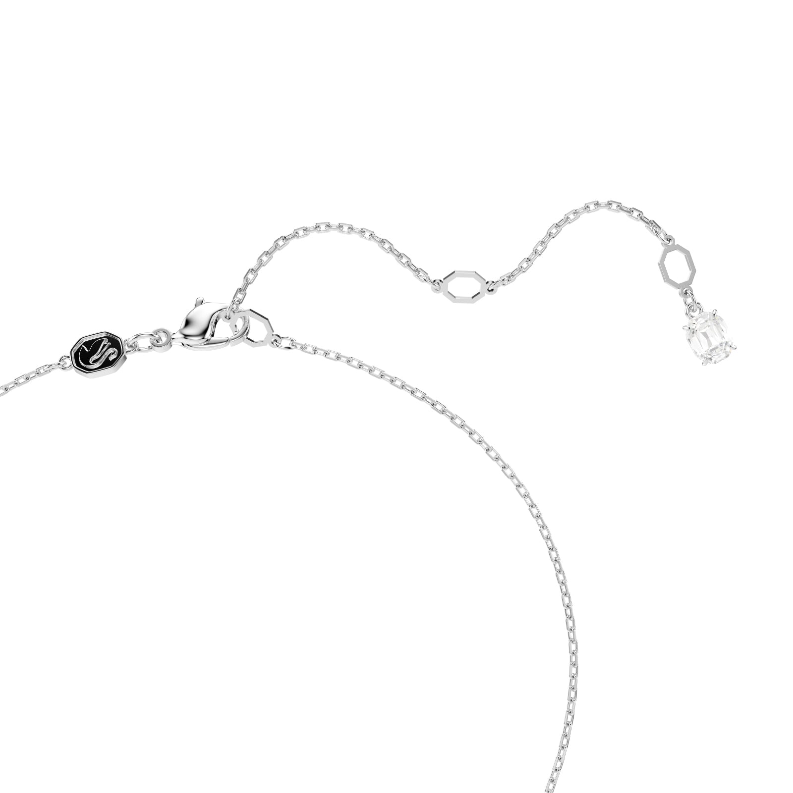 Collana pendente Swarovski con mix di placcature e zirconi Regolabile 39-45 cm