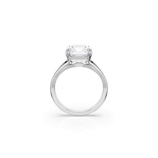 Anello cocktail Swarovski placcato rodio con zircone bianco 12