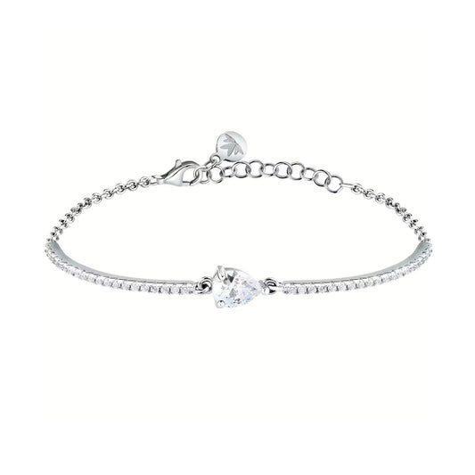 Bracciale semirigido donna Morellato Tesori argento con zirconi