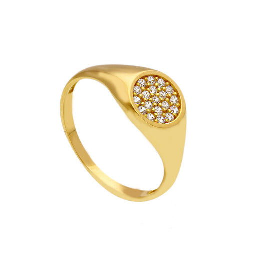 Anello chevalier JOY Gioielli Oro in oro giallo 18kt SU MISURA