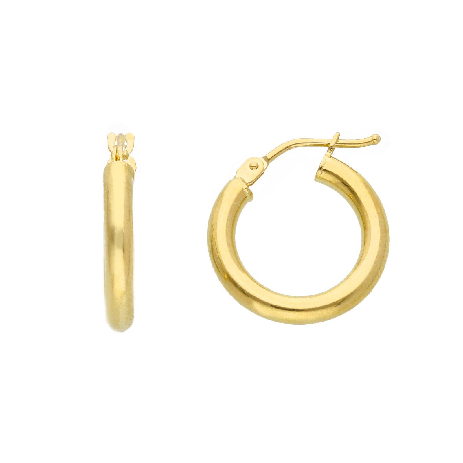 Orecchini a cerchio JOY Gioielli Oro in oro giallo 18kt 10mm MISURA UNICA