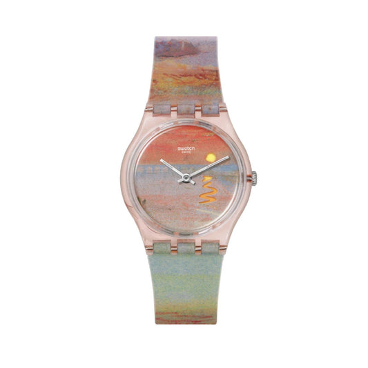 Orologio unisex Swatch x Tate Gallery Turner, The Scarlet Sunset cassa 34mm