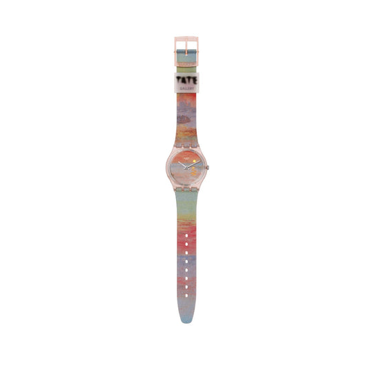 Orologio unisex Swatch x Tate Gallery Turner, The Scarlet Sunset cassa 34mm