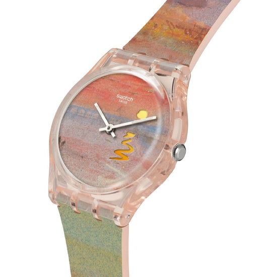 Orologio unisex Swatch x Tate Gallery Turner, The Scarlet Sunset cassa 34mm SO28Z700-4