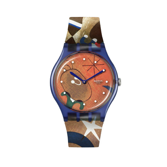 Orologio Swatch x Tate Gallery Mirò, Women and Bird in the Moonlight 41mm