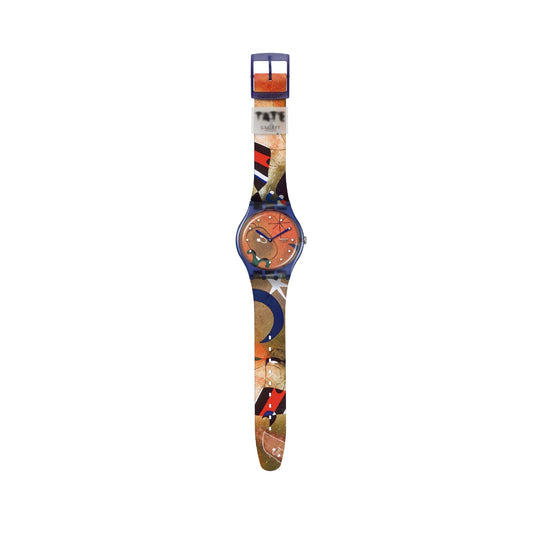 Orologio Swatch x Tate Gallery Mirò, Women and Bird in the Moonlight 41mm