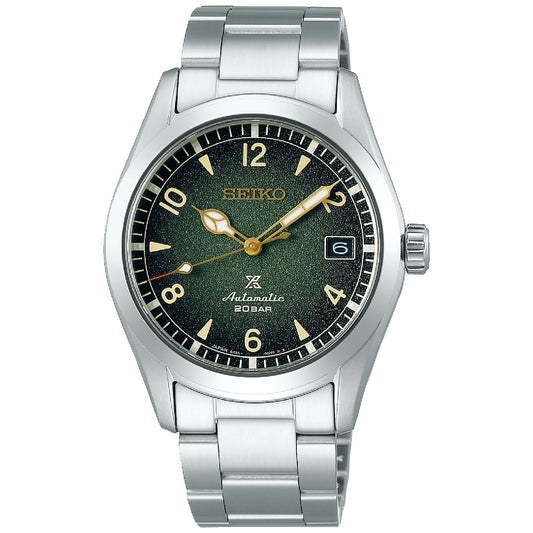 Orologio automatico Seiko Prospex Terra uomo in acciaio quadrante verde 38mm SPB155J1-1