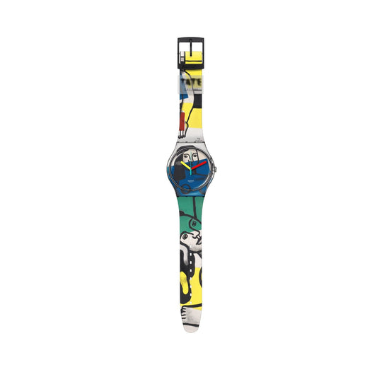 Orologio Swatch x Tate Gallery Léger, Two Women Holding Flowers 41mm