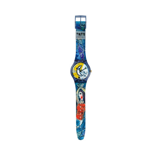 Orologio Swatch x Tate Gallery Chagall, The Blue Circus 41mm