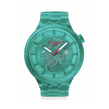 Orologio al quarzo Swatch colore turchese trasparente unisex MISURA UNICA