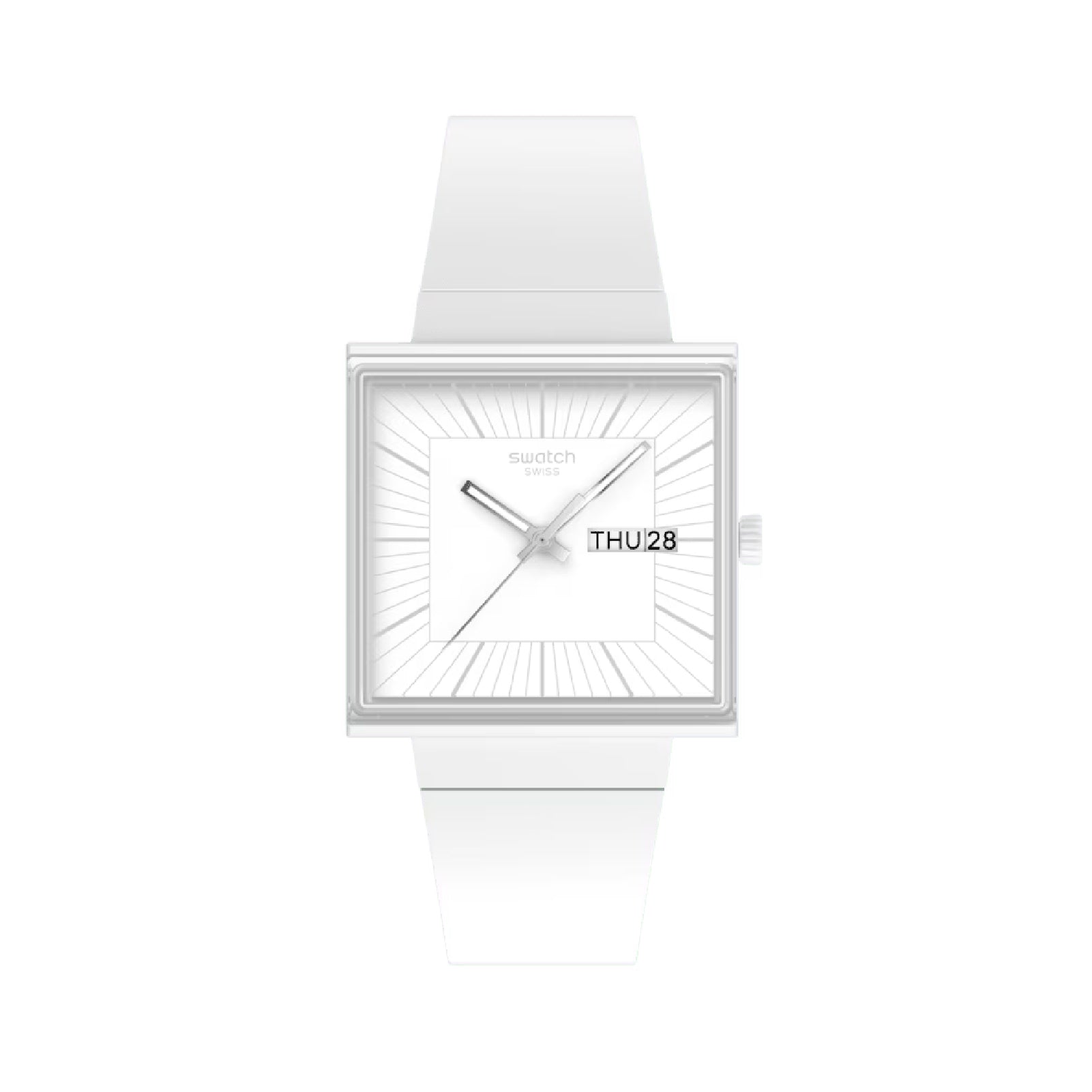 Orologio Swatch materiale biologico colore bianco unisex MISURA UNICA