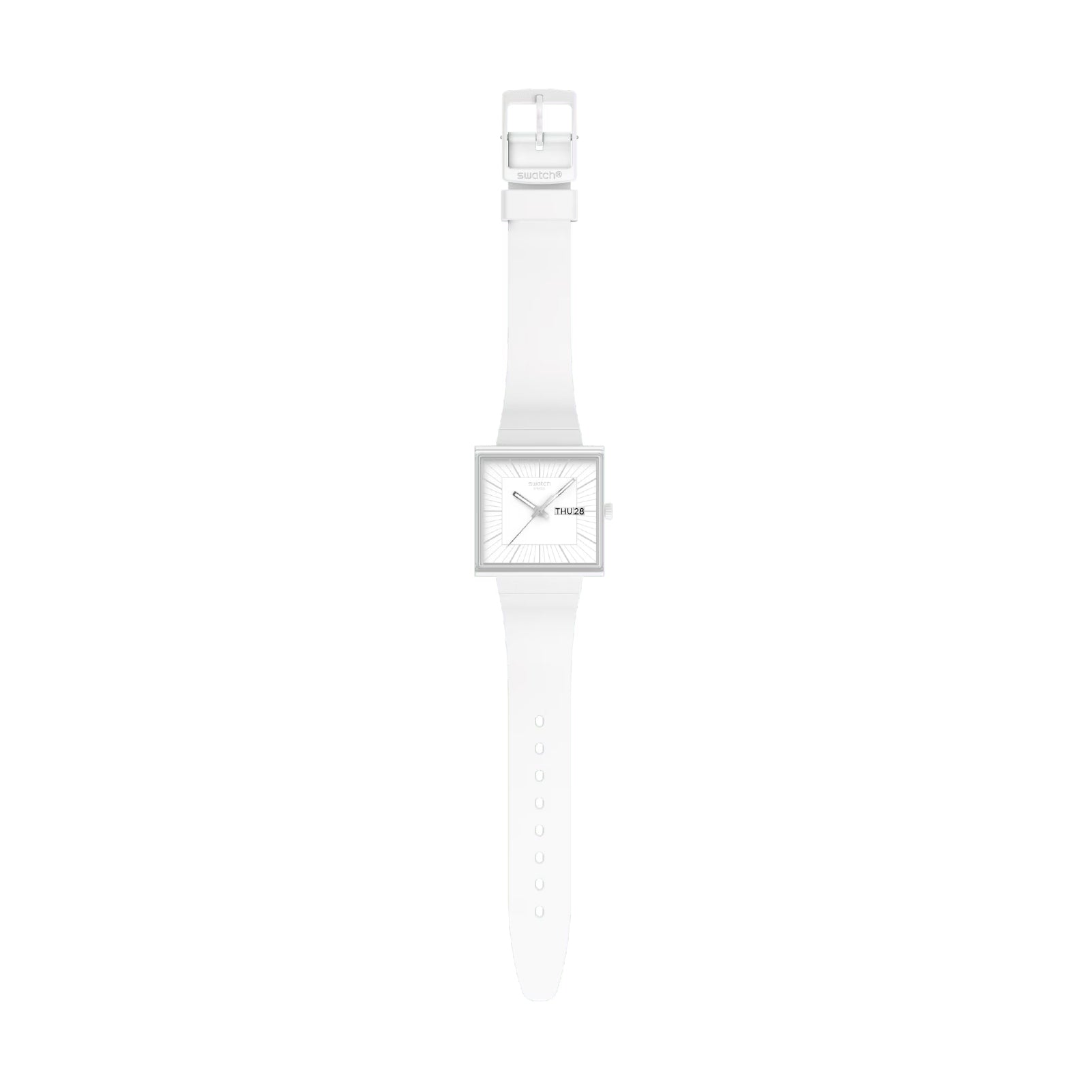 Orologio Swatch materiale biologico colore bianco unisex MISURA UNICA