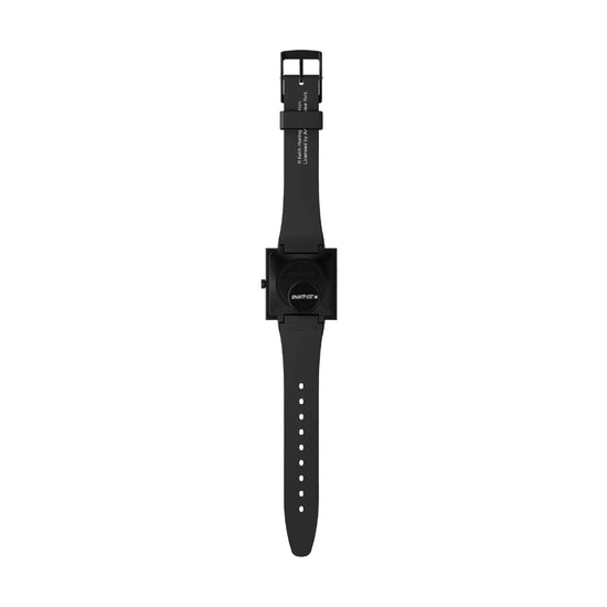 Orologio solo tempo Swatch in bioceramic di colore nero MISURA UNICA