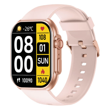 Orologio smartwatch donna Smarty 2.0 in alluminio e silicone rosa 46,5x40,5