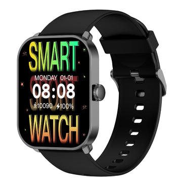 Orologio smartwatch unisex Smarty 2.0 in plastica e silicone nero 45x36,6mm