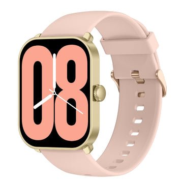 Orologio smartwatch donna Smarty 2.0 in plastica oro e silicone rosa 45x36,6mm