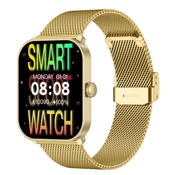 Orologio smartwatch unisex Smarty 2.0 in plastica e acciaio dorato 45x36,6mm