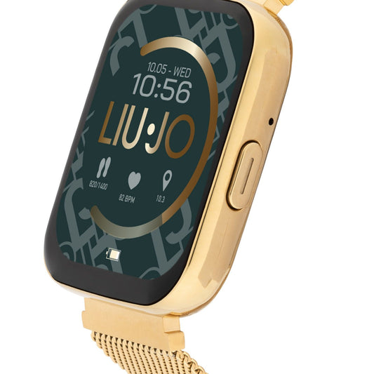 Orologio unisex Liu Jo Smartwatch Voice Slim oro maglia Milano 36X44 mm