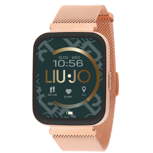 Orologio donna Liu Jo Smartwatch Voice Slim rosé maglia Milano 36X44 mm