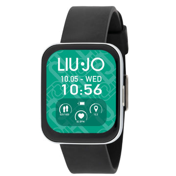 Orologio unisex Liu Jo Smartwatch Voice Slim cinturino silicone nero 36X44 mm