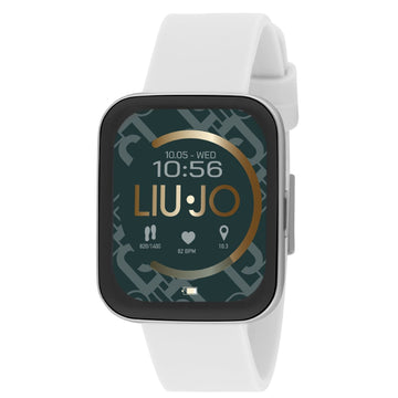 Orologio unisex Liu Jo Smartwatch Voice Slim cinturino silicone bianco 36X44 mm