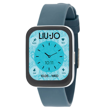 Orologio unisex Liu Jo Smartwatch Voice Slim cinturino silicone blu 36X44 mm