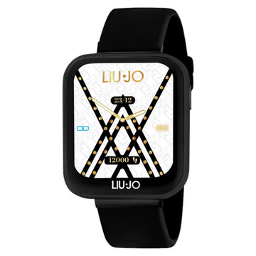 Orologio Liu Jo Smartwatch Voice unisex cassa alluminio cinturino silicone nero