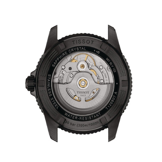 Orologio automatico uomo Tissot T-Sport in acciaio nero quadrante nero 40 mm