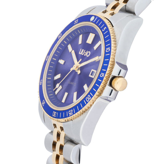 Orologio donna Liu Jo Company Lady in acciaio oro quadrante blu 33mm