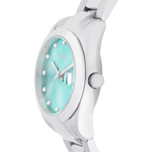 Orologio donna Liu Jo Juniper in acciaio quadrante azzurro 34mm