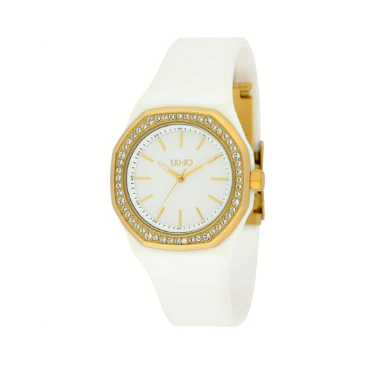 Orologio solo tempo Liu Jo Yacht Lady donna silicone bianco con zirconi