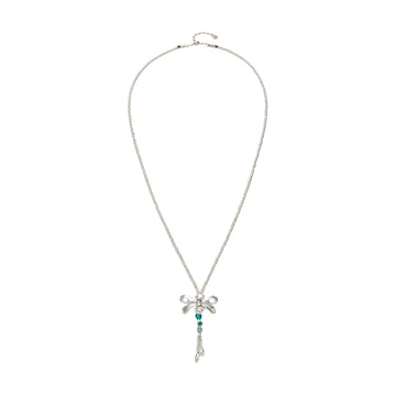 Collana con pendente Uno de 50 placcata argento da donna U.COL1963VRDMTL