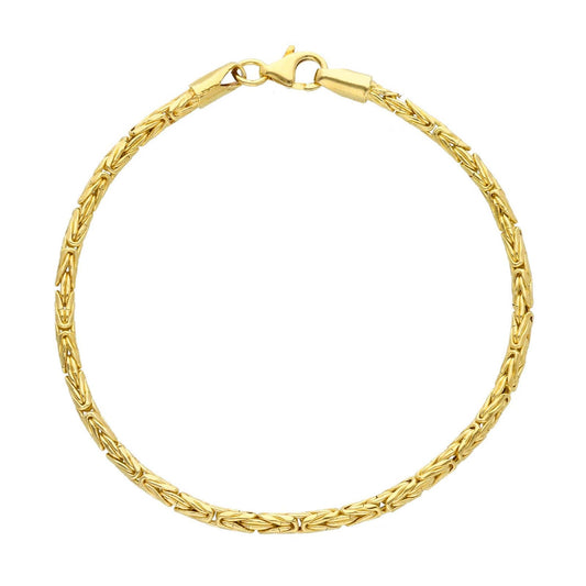 Bracciale donna JOY Gioielli Oro in oro giallo con maglie intrecciate