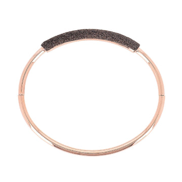 Bracciale rigido donna Pesavento Polvere Di Sogni argento rosé con polvere bronzo