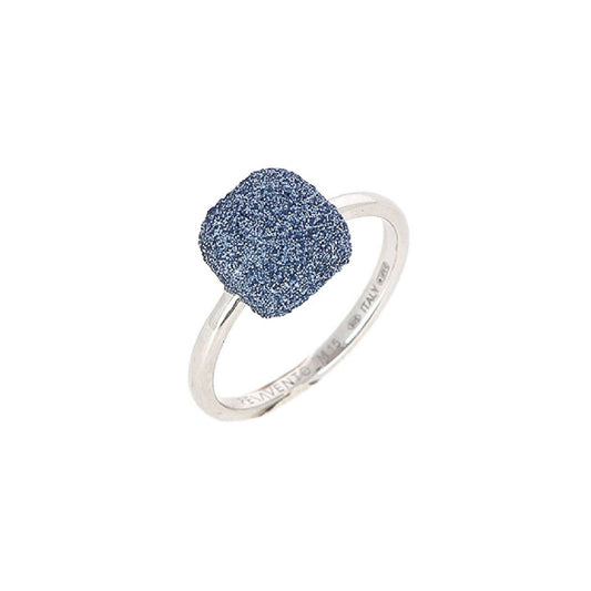 Anello donna Pesavento Colori Del Mondo in argento polvere blu Santorini