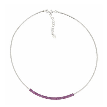 Collana donna Pesavento Colori Del Mondo in argento polvere viola Provenza WPSCG018-1