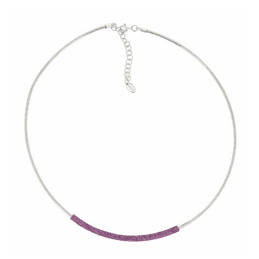 Collana donna Pesavento Colori Del Mondo in argento polvere viola Provenza WPSCG018-1