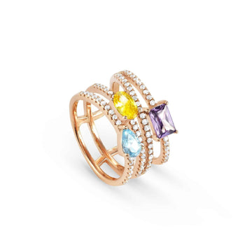 Anello Nomination Colour Wave da donna