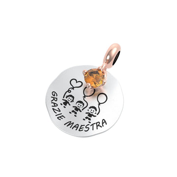 Charm Rerum Gioielli Momenti-Citrino da donna