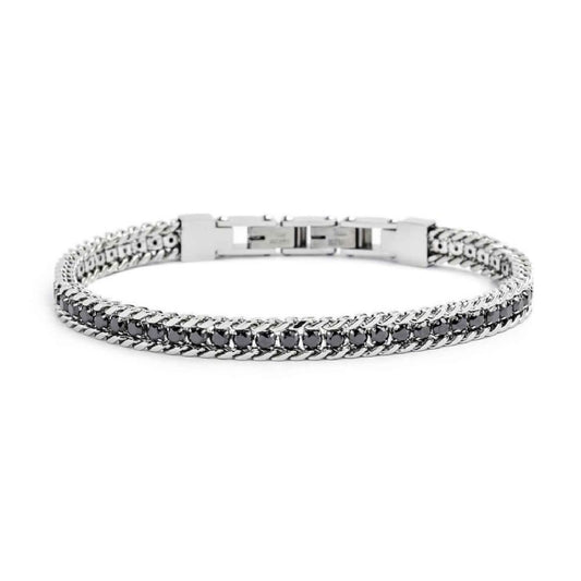 Bracciale Marlù Sparkles da uomo 31BR0001N-1