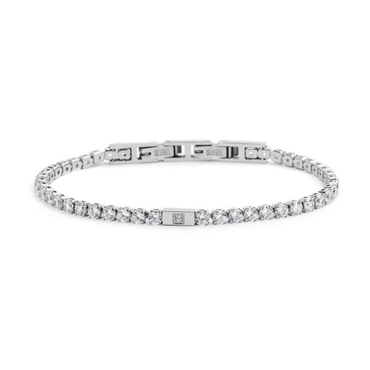 Bracciale Marlù Sparkles da uomo 31BR0005W-S-1