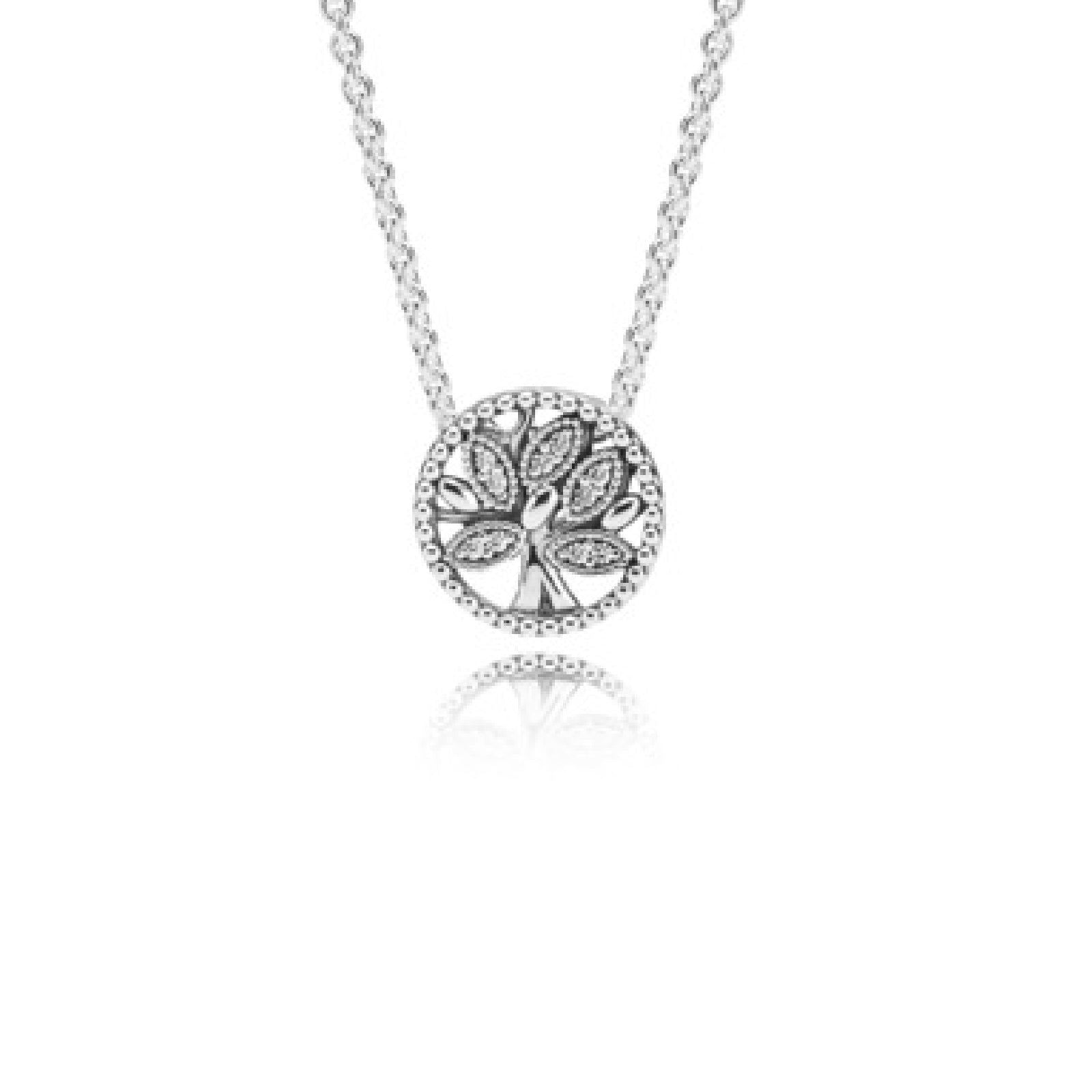 Collana Albero della famiglia scintillante 397780CZ-45-1