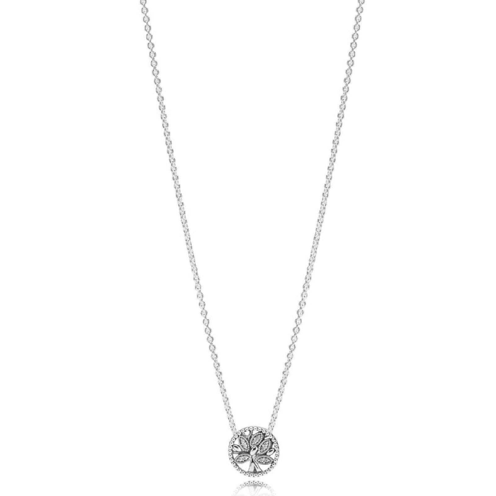 Collana Albero della famiglia scintillante 397780CZ-45-2