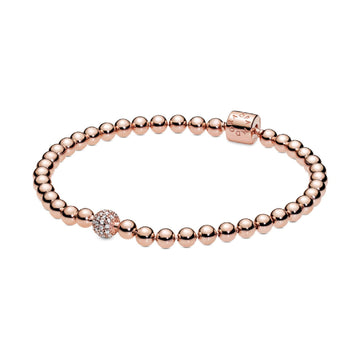 Bracciale Sfere Luminose e Pavè Purely Pandora 588342CZ-1