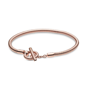 Bracciale Pandora Moments con maglia snake e barretta a T 589087C00-1