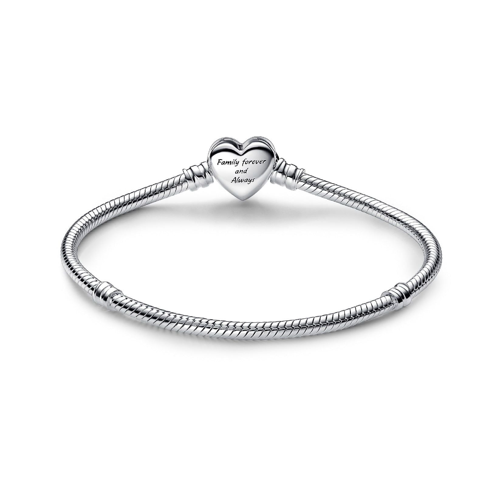 Bracciale con Chiusura Cuore Infinito Pietre Luminose 592645C01-2