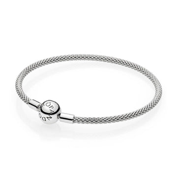 Bracciale Pandora Moments con maglia mesh 596543-1