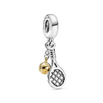 Charm pendente con racchetta e pallina da tennis 769026C01-1