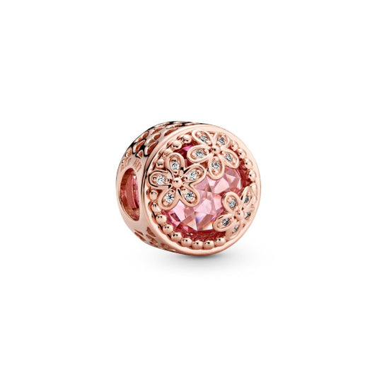 Charm Margherita rosa scintillante 782055C01-1